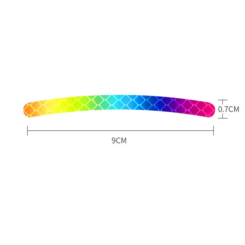 AliExpress SSTZHOU For Bicycle Wheels Car Motorcycle Seven-Color Laser Car Decoration Accessories Anti-Collision Reflective Warning Stickers