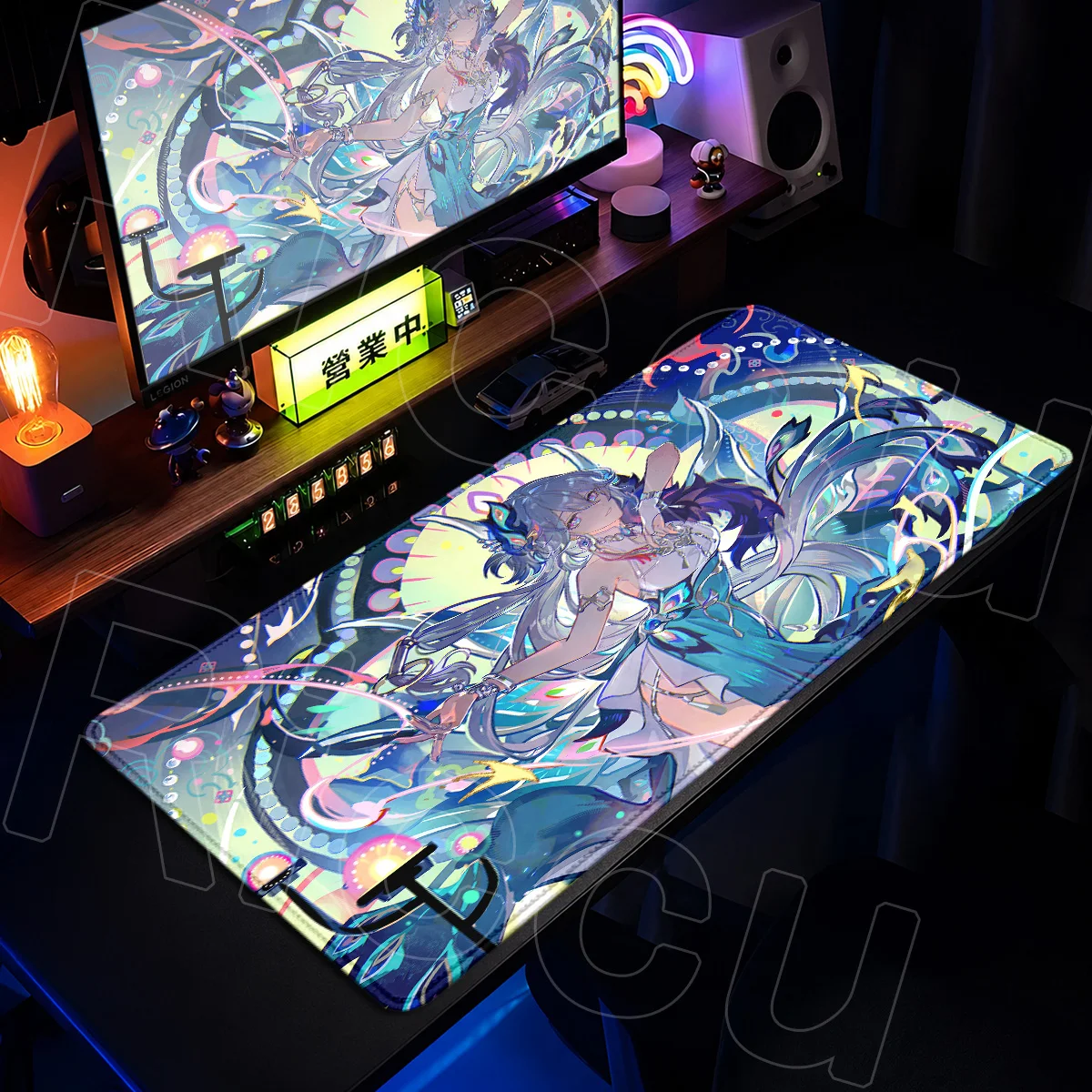 Computer Table Decoration Carpet Large HD Printing E-sport Gamer Mousepad Hot HSR Honkai Star Rail Yao Guang Mouse Mat 900x400mm