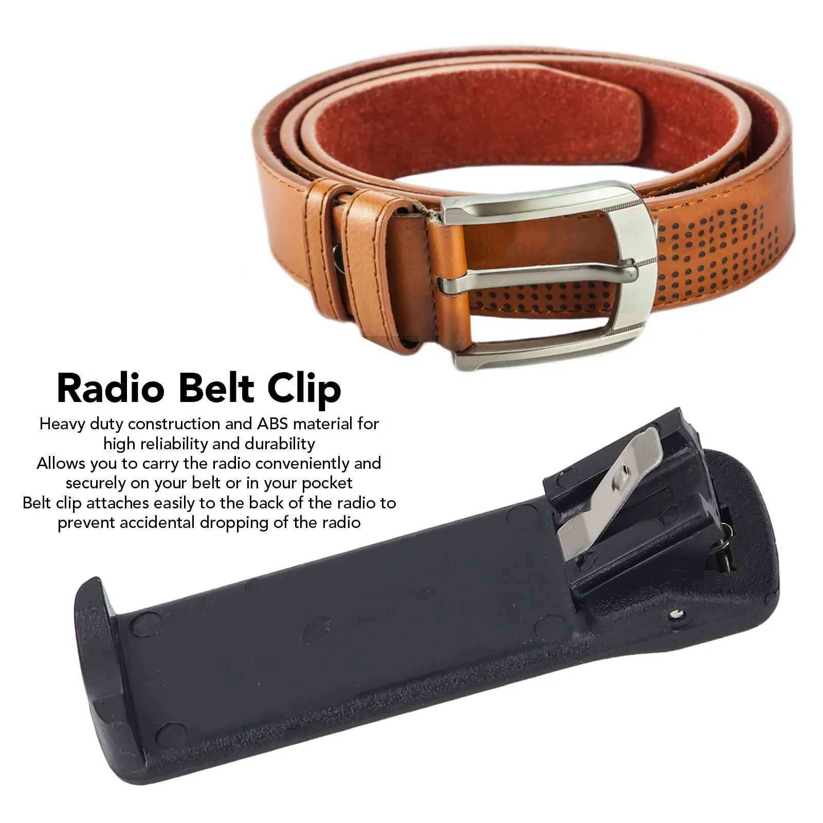 

Сменный держатель радиоремня, 6 шт./компл., практичный, простой в установке, зажим для ремня из АБС-пластика, сверхмощный, портативный для радиоприемника