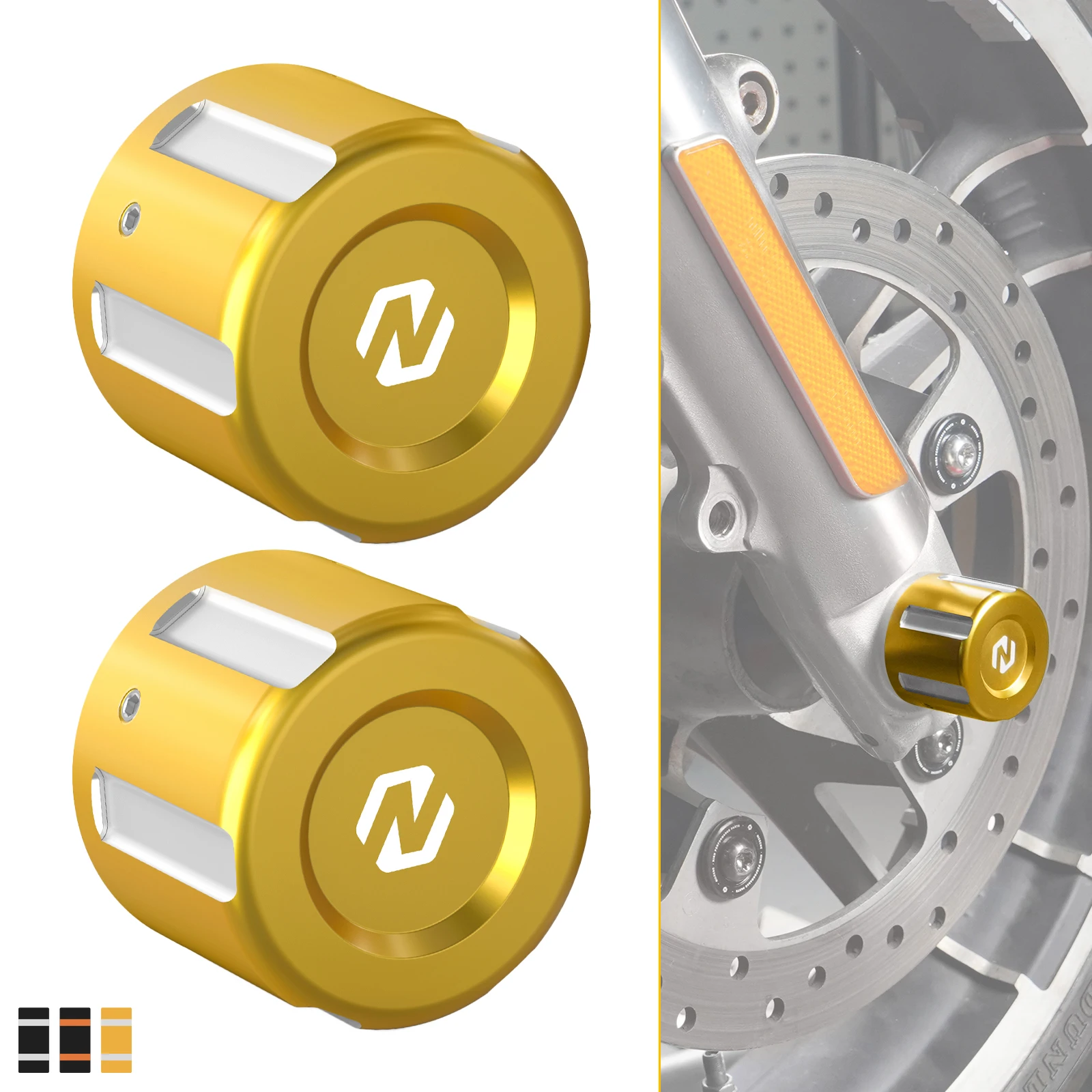 

Motorcycle Front Axle Nut Caps for Harley Road King Special 2017-23 Road King FLHR Street Glide 09-23 Street Glide Special 14-23