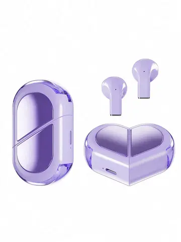 K520 - Wireless Bluetooth Headphones with Ultra Long Battery Life, Comes with Charging Case and Includes Microphone