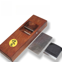 Woodworking Plane Broaching Plane Durable Ebony Trimming Plane Deburring Scraper Comfortable Grip Handmade Wood Processing Tools