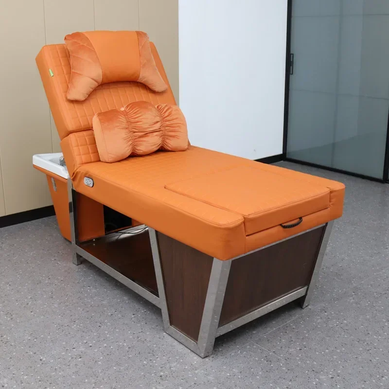 Hair Treatment Shampoo Bed Water Circulation Fumigation Water Heater Integrated