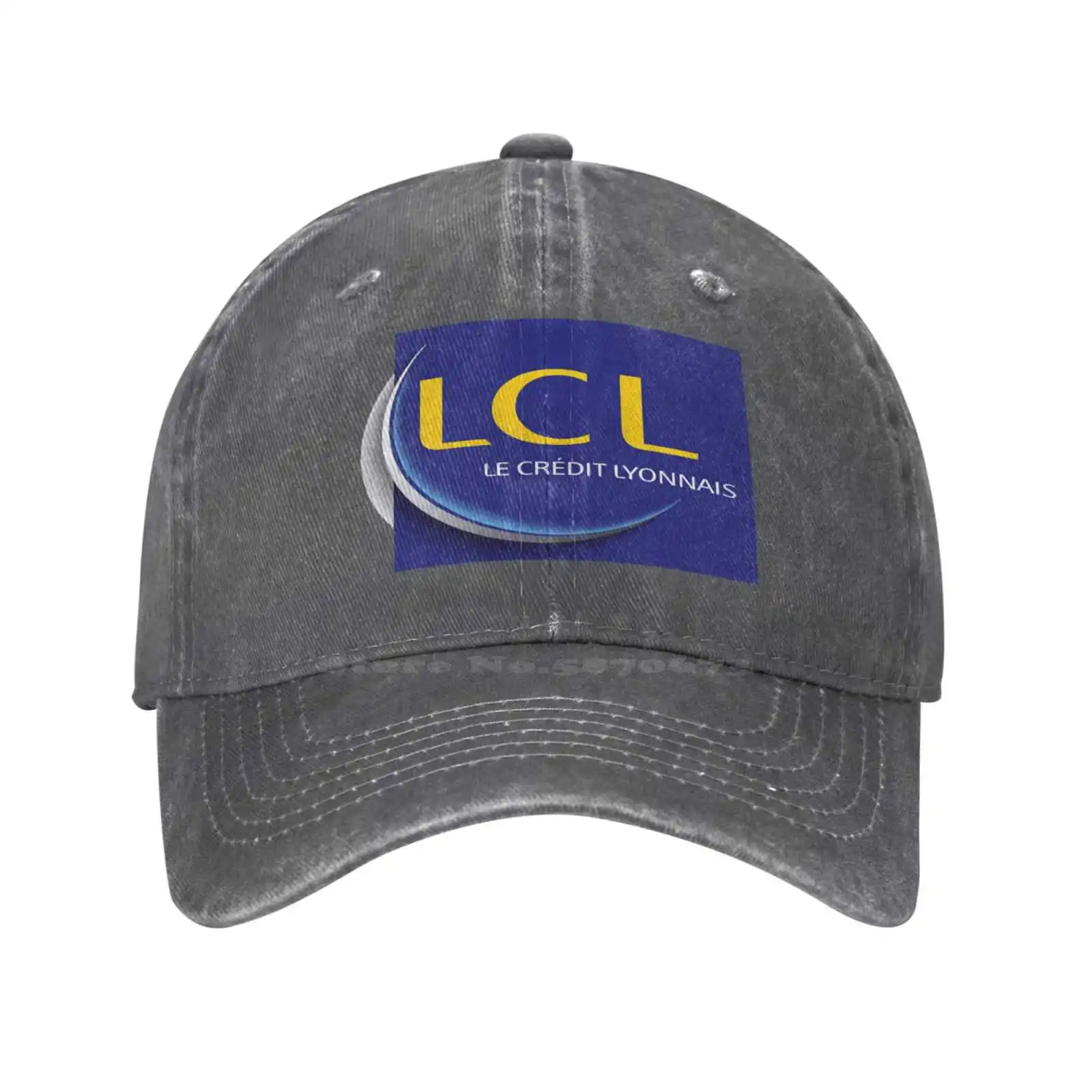 LCL-Casquette en denim avec logo, chapeau de baseball de qualité