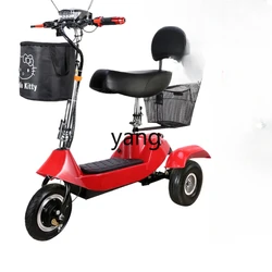 Yjq Electric Tricycle Portable Foldable Mini Casual Small Electric Scooter for the Elderly