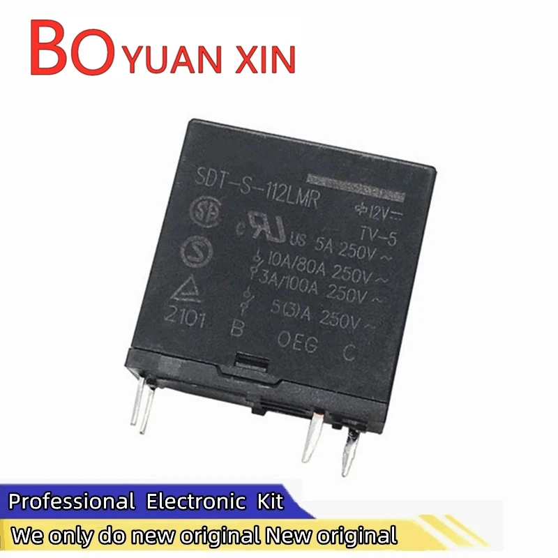 New original SDT-S-112LMR Home appliance relays DC12V Power relay One normally open 4-pin 5A