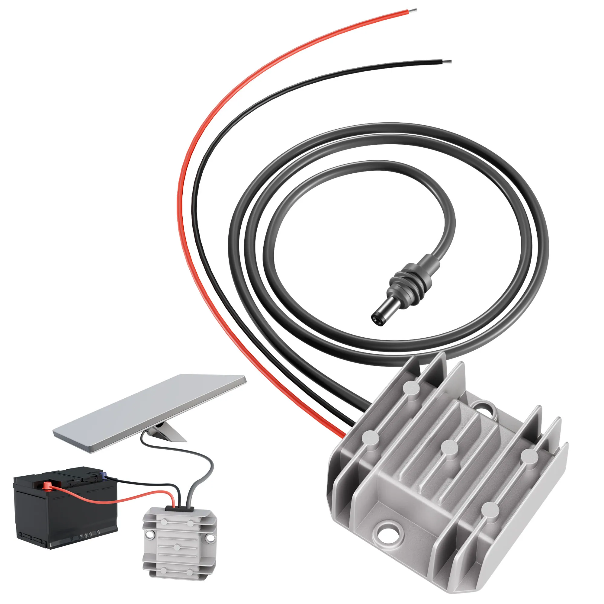 Starlink Mini Step Up Power Cable 12V/24V to 30V 3.5A Converter z kablem zasilającym DC 9V do 28V Wejście DC Step-Up Power Adapter