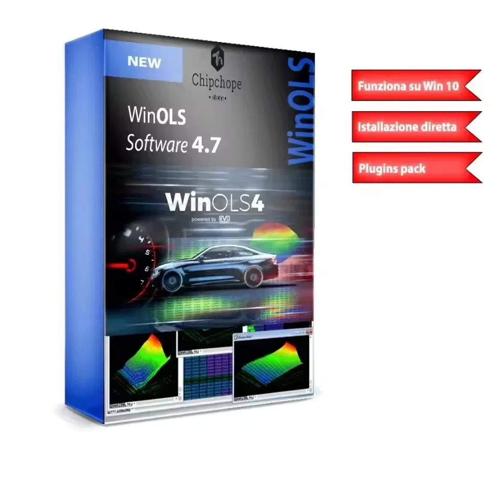 2026 Hot! Winols 4.7 Auto Repair Software for Windows 10/11/2025 - Alldata10.53 Included Latest Version Vehicle Diagnostic Tool