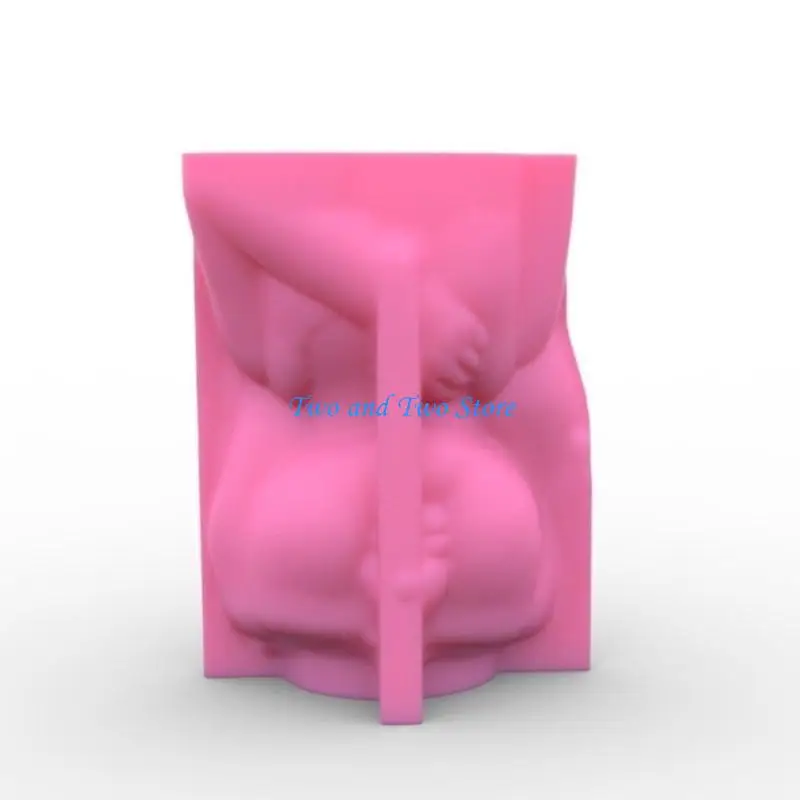 

HX6F Planter Silicone Molds Girl Flower Pots Epoxy Resin Mould DIY Crafts
