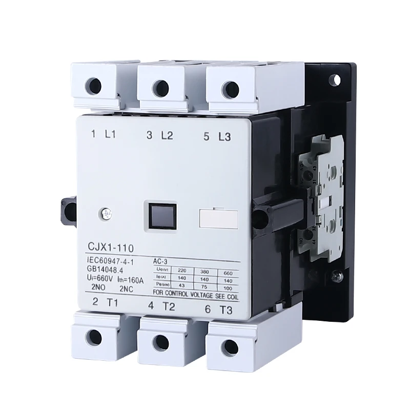 3P power contactor 115A multi coil voltage PLC matching industrial automation control component