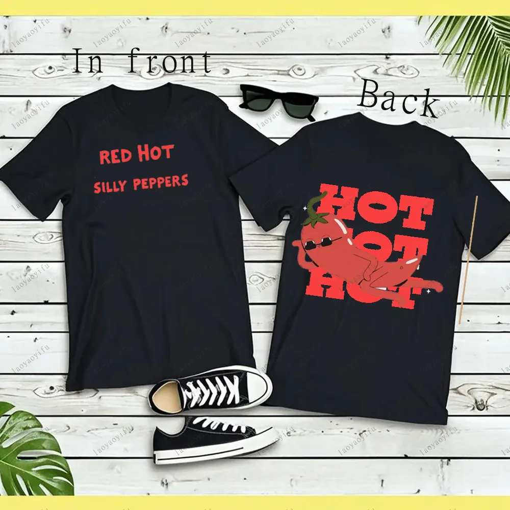 

RED HOT CHILLI PEPPERS PUNK ROCK футболка для мужчин и женщин хлопковая футболка в стиле хип-хоп большого размера с коротким рукавом винтажная футболка для фанатов подарок