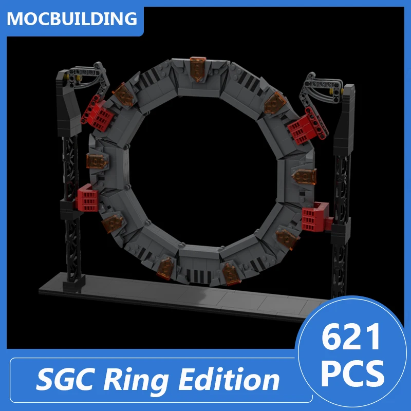 SGC Ring Edition & Chakram 1:1 Scale Model Moc Building Blocks Diy Assemble Bricks Educational Display Collect Xmas Toys Gifts