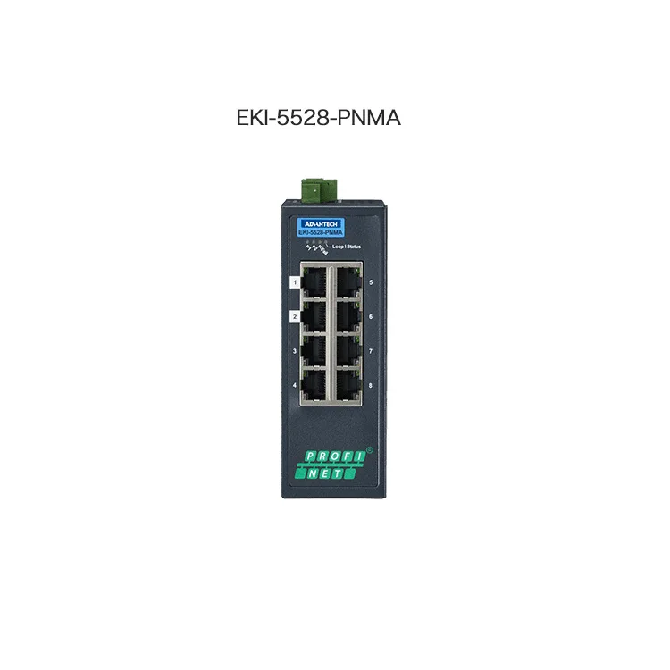 Taiwan Advantech Eight-port Protocol Switch EKI-5528-PNMA Managed Industrial Ethernet Switch