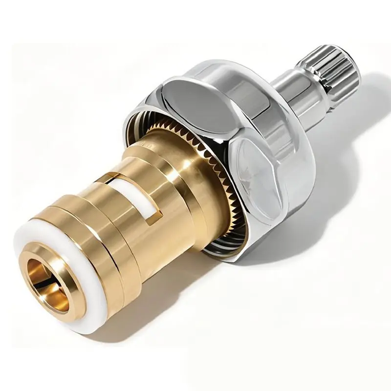 

AB41-Faucet Replacement Cartridge 21-309L- Hot/Cold Water 1/4 Turn For Krowne Royal Series Faucets& Pre-Rinse Units,Without Hand