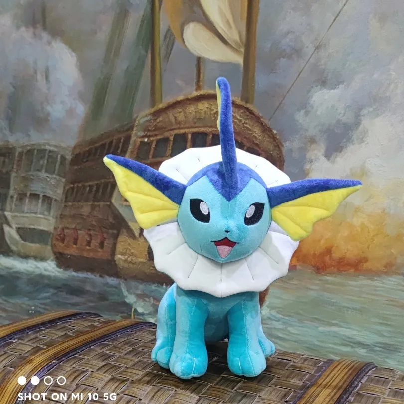 

130 Cm Big Size Pokemon Vaporeon Cartoon Animation Pillow Doll Plush Toy Doll Stuffed Animal Peluche Room Decoration Toy Gift