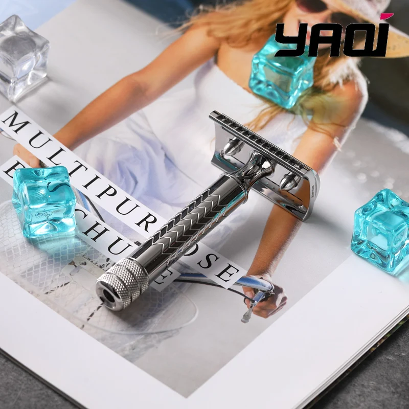 

2026 Yaqi Beard Shaver Mens Yaqi CASTOR Stainless Steel Safety Razor