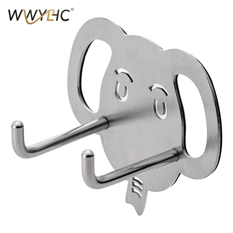 Suitable for Coffee Machine Handle Hanger Stainless Steel Storage Hook Non-punching Bar Matching Equipment