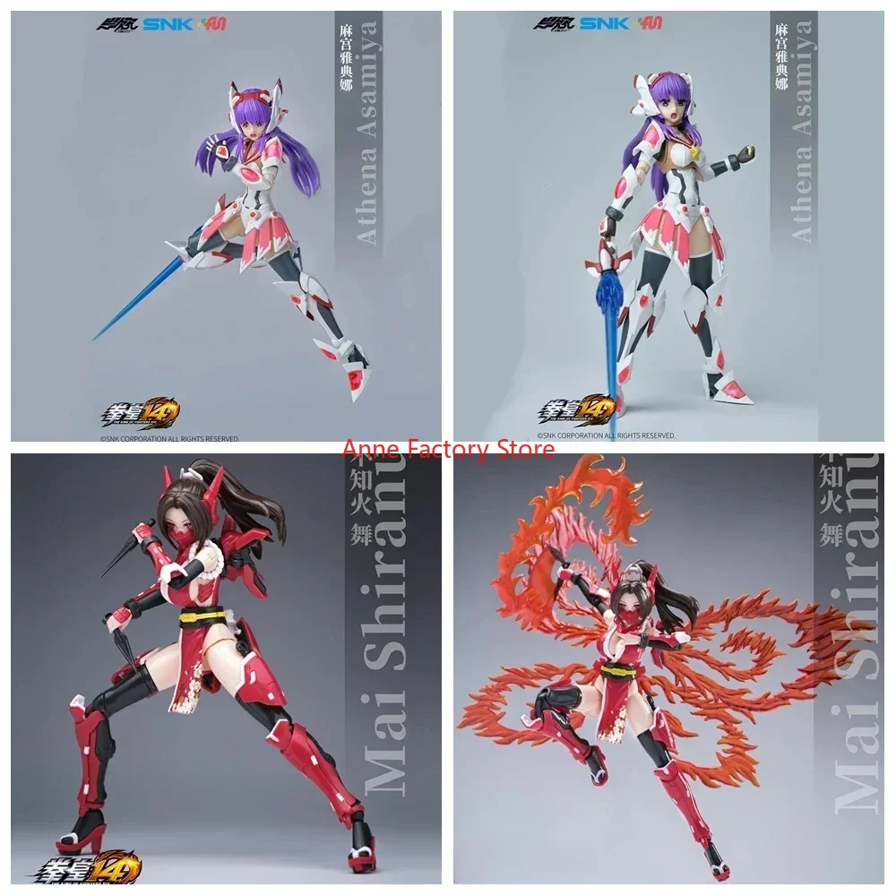 

В наличии Оригинальный сборный набор для модели Ycy-mai Shiranui SNK 1/12 Mobile Suit Cavali Athena Asamiya Girl, подвижная игрушка