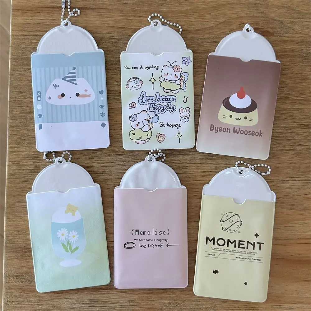 Cute 3 inch Kpop Photocard Holder Mini PVC Idol Photo Frame Gift Y2K Style Card Holder