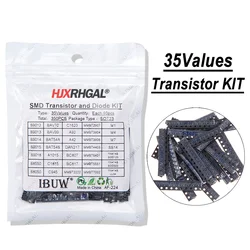 35values x 10PCS=350PCS SMD SMT hjxrhgal Transistor and Diode Assortment Kit