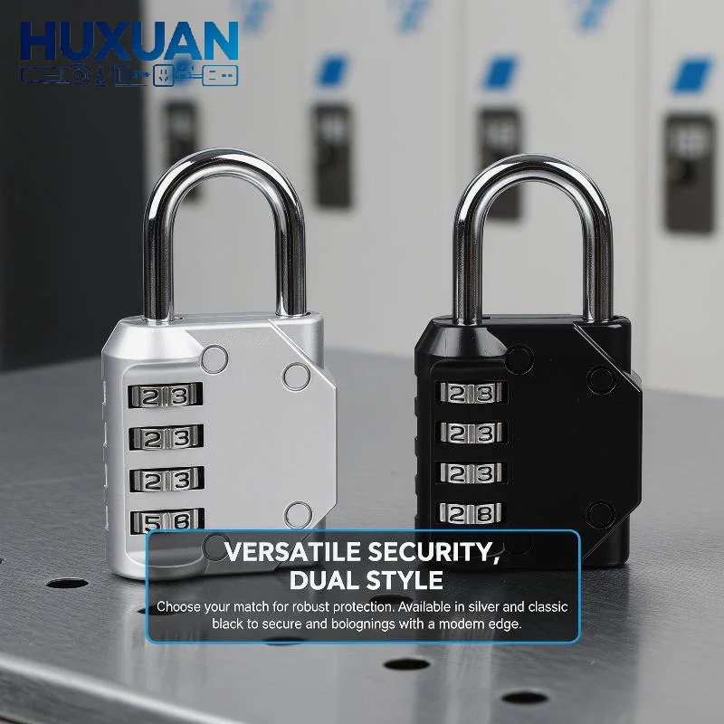4 Digit Padlock for Storage Sheds and Cabinets Waterproof and Reset Combination