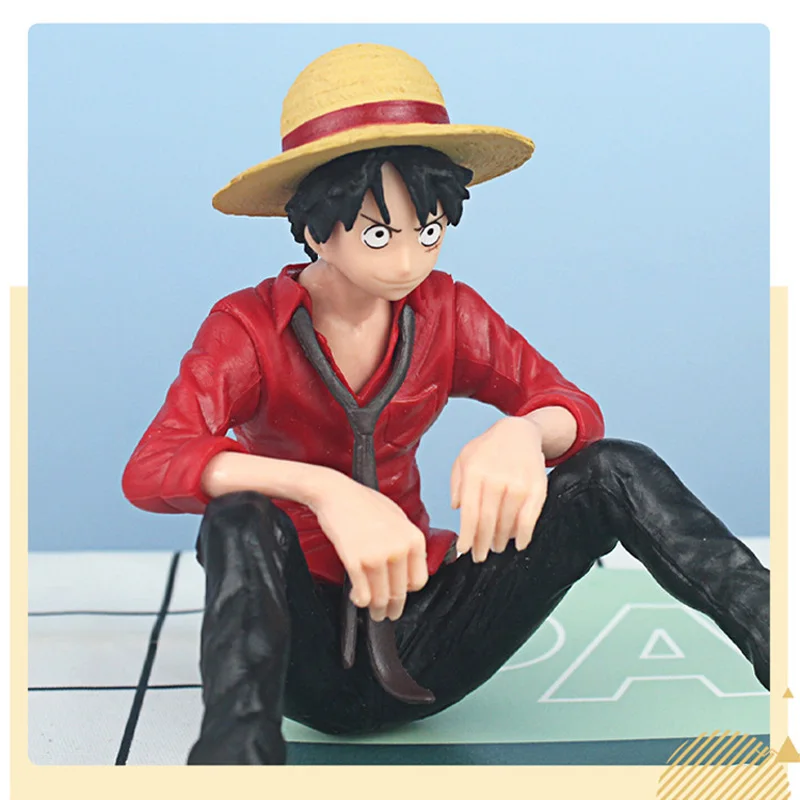 New Hot 10cm One Piece Anime Figure Confident Smiley Monkey Luffy Form Face Changing Doll Action Model Christmas Gift Toys Kits