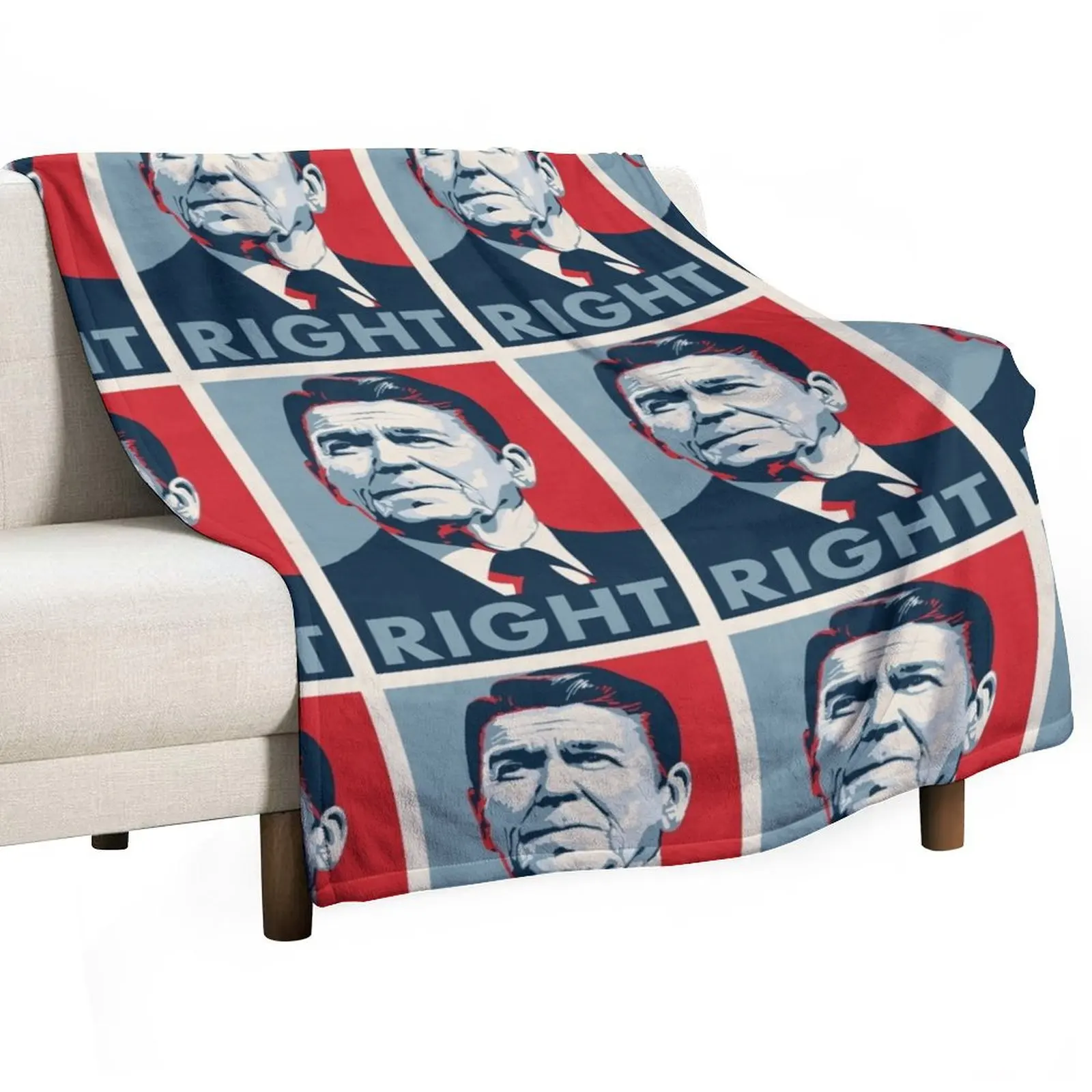 Ronald Reagan Throw Blanket warm for winter Giant Sofa Blankets