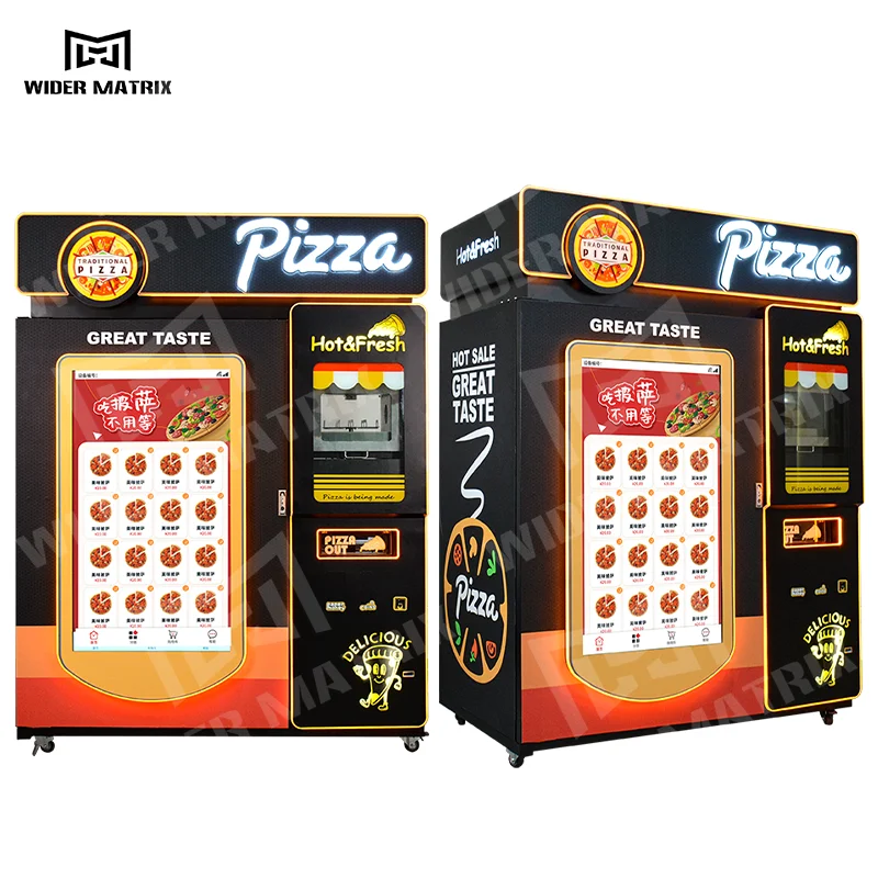 Picture 4: Customized Smart Touch Screen Pizza Vending Machine Commercial Fully Automatic Outdoor Hot Fresh Fast Food Self Service