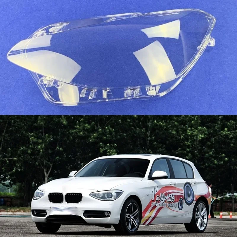 

Передние фары для BMW 1 серии F20 116i 118i 120i 2012-2013, прозрачные абажуры, корпус лампы, крышка для фар, крышка объектива из оргстекла