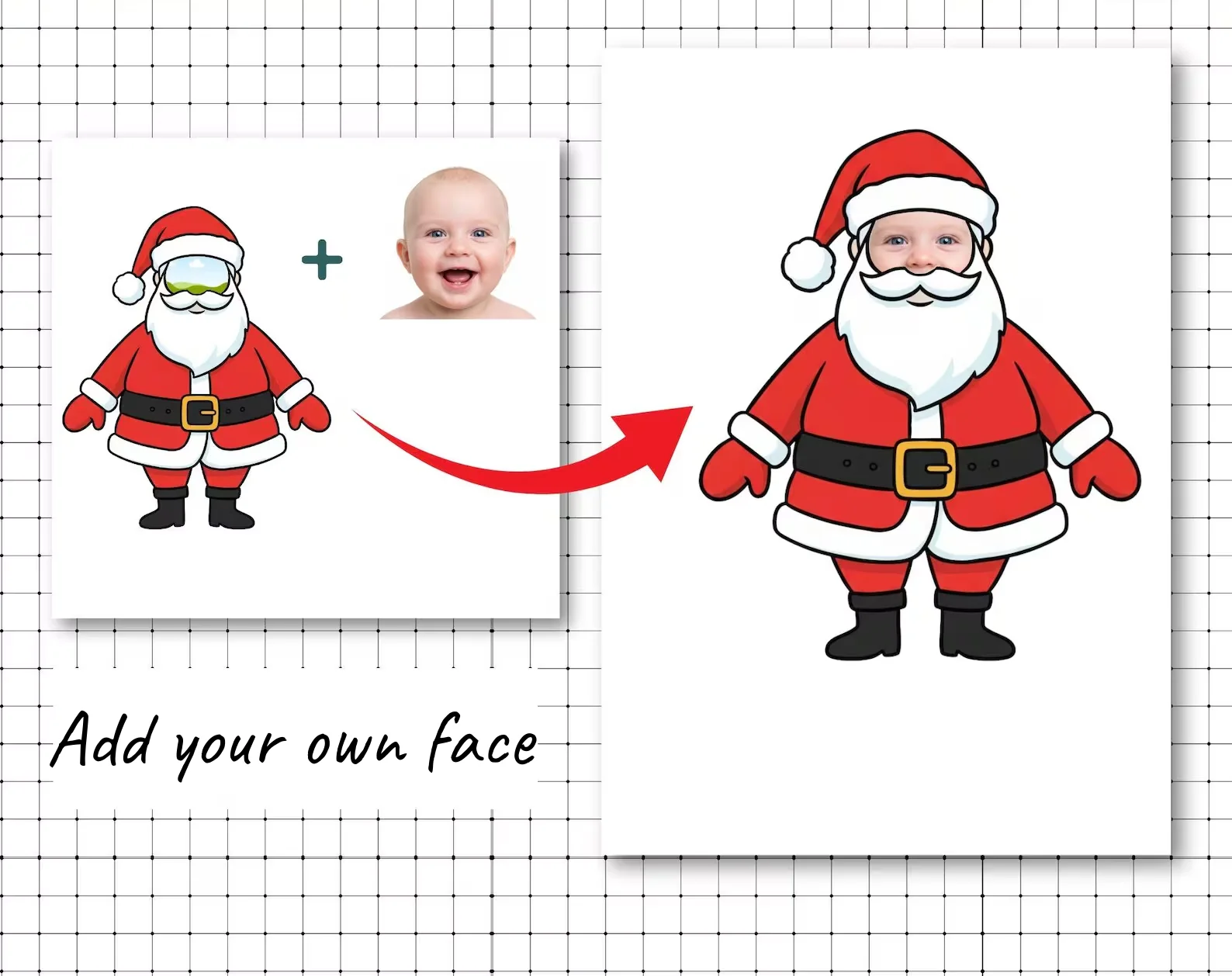 50 Stück Weihnachts-Aufkleber zum Selbstgestalten, Vinyl-Aufkleber, Etiketten, gestanzte, personalisierte Geschenkverpackung, Weihnachtsfeier-Dekorationen – Detail 6