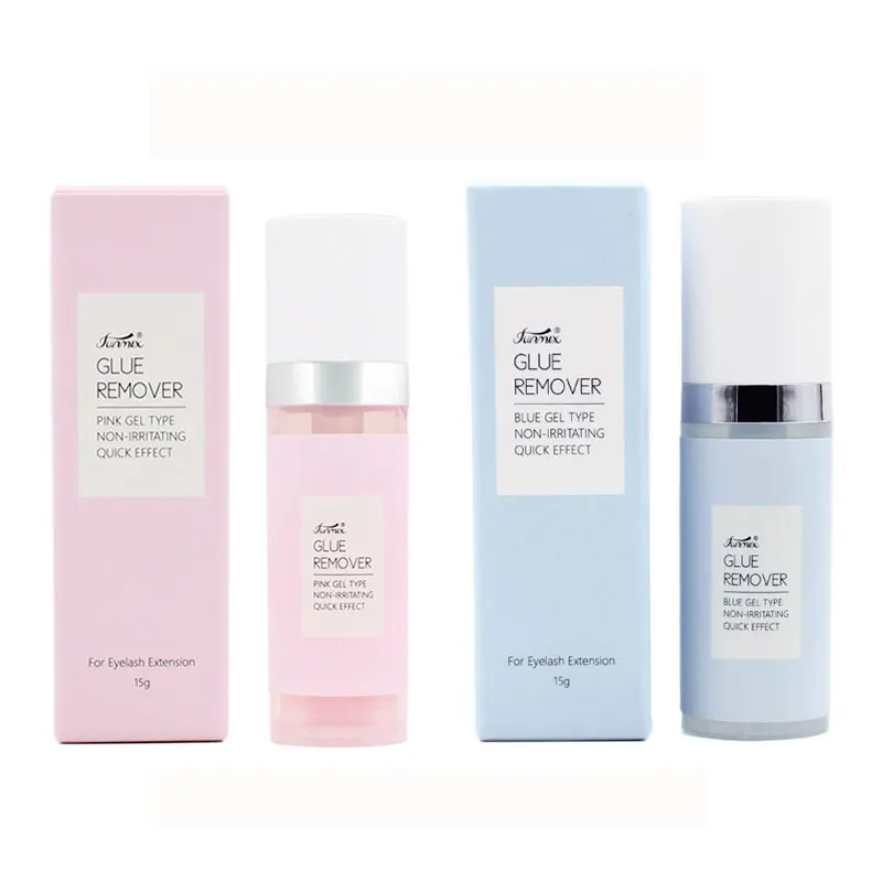 

15g Pink/Blue Gel Remover For Eyelash Extension Fragrancy Smell Glue Remover Zero Stimulation Quick Removing Lash Makeup Tools