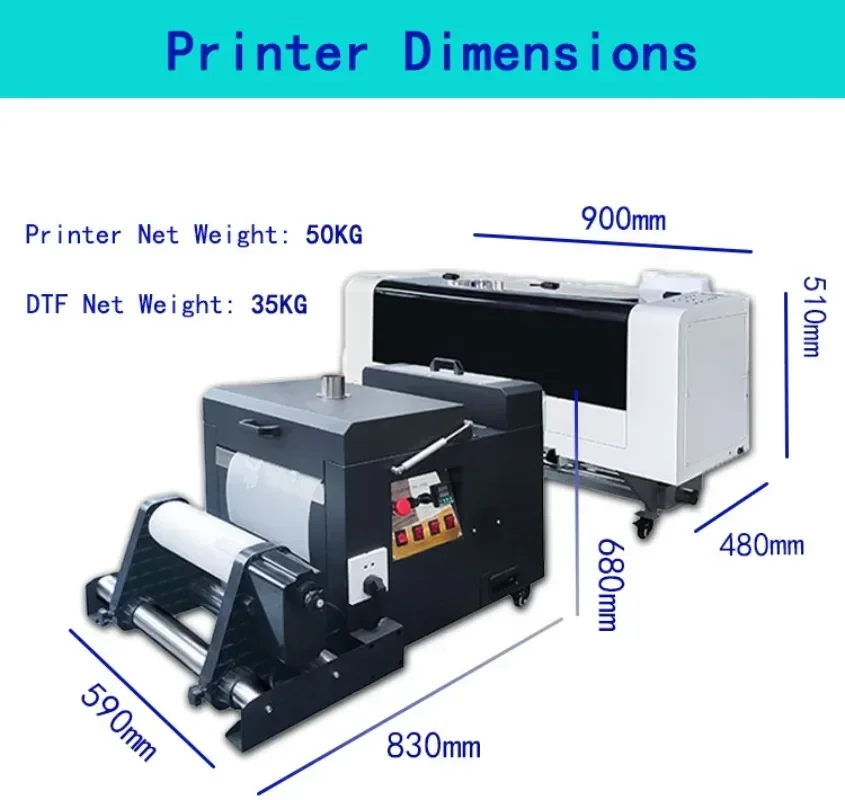 【2026】China Factory Direct Sale DTF Printer A3 Size Printing Digital Machine With Powder Shaker Heat Press Machine Printer