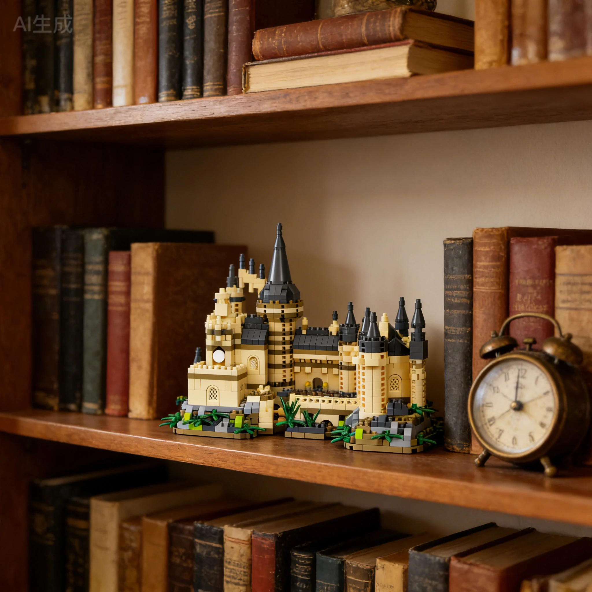 Magic Harry Castle Diamond Bricks Building Set, Medieval Modular Castle Architecture Collection Blocks Kit for Adult and Teens