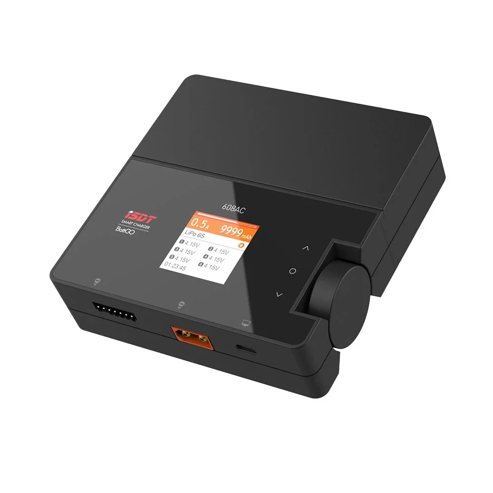 ISDT 608AC AC 50 Вт постоянного тока 200 Вт 8A BattGo умное зарядное устройство разрядник со съемным источником питания