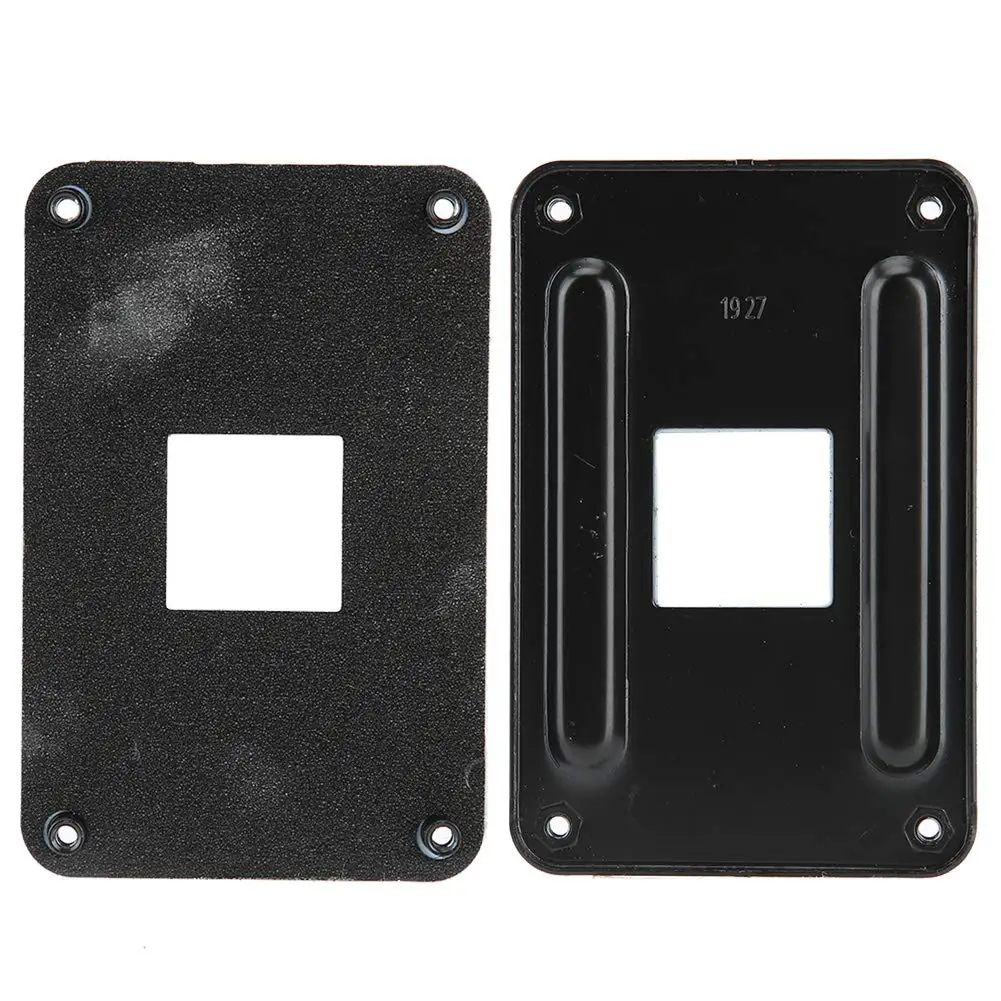 AM4 Backplane, CPU Heatsink Bracket Backplane Backplate Back Sheet Iron Plate for AM4, AM4 Backplane Back Black