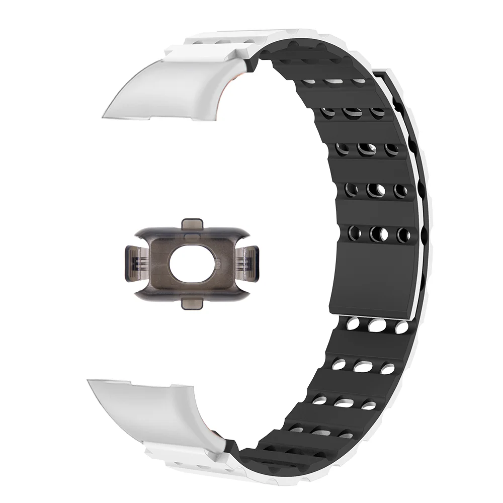 

For Keep Band 3 Magnetic Watch Strap Quick Release Breathable Air Hole Sweatproof Soft Silicone Sport Smartwatch Band Men Women