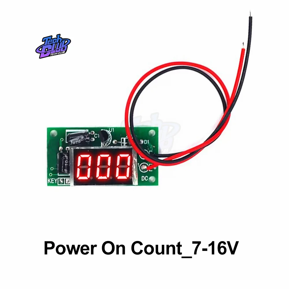 DIY Digital Counter 3-Bit Accumulator C0.36“ inches Tube Trigger Counter Module Accumulator for Electronic Component Accessory