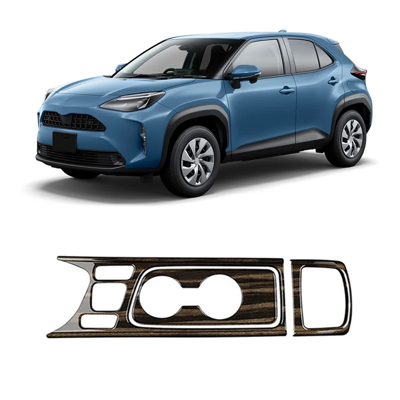 

Автомобиль для Toyota Yaris Cross 2022, RHD держатель для чашки с водой, декоративная крышка центральной консоли, наклейка на отделку в стиле под дерево