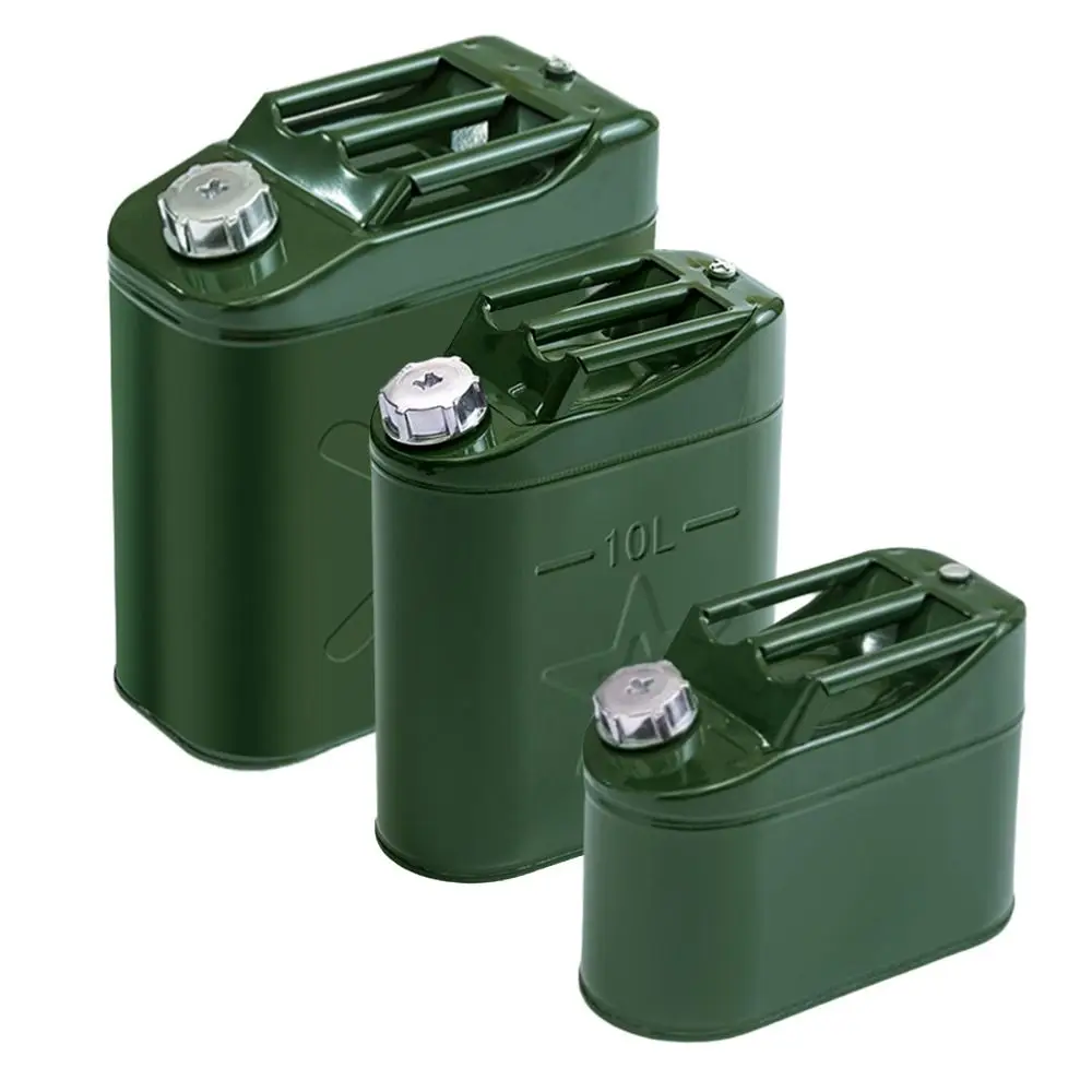 Portable 5L/10L/20L Oil Barrel Built-in Fuel Pipe Replacement And Diesel Barrel Thickened Steel Refueling Barrel Outdoor