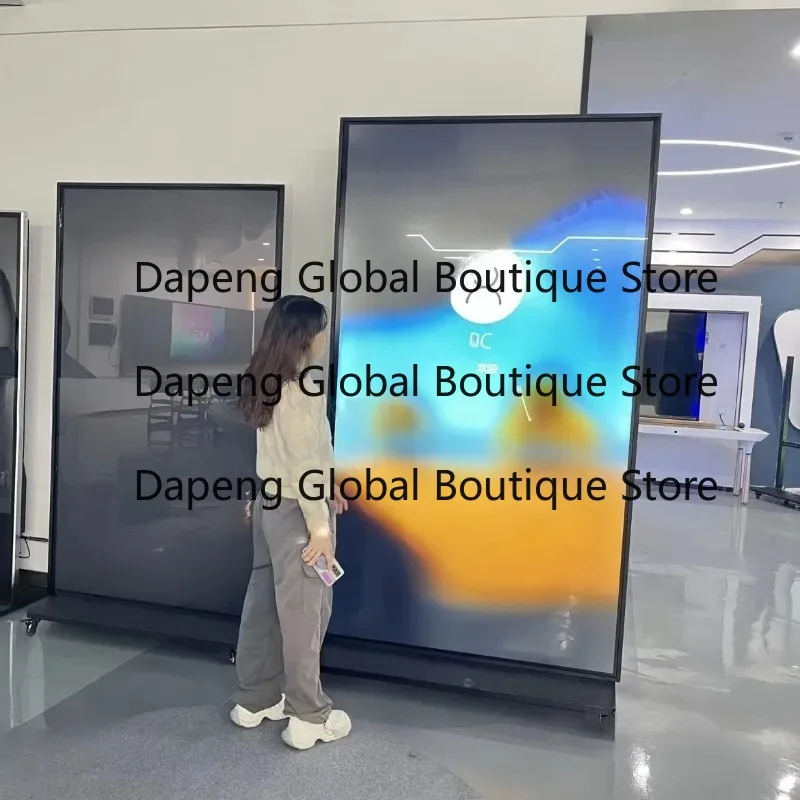 75 86 98 Inch Indoor Touch Interactive Advertising Display Floor Standing Large Information Screen