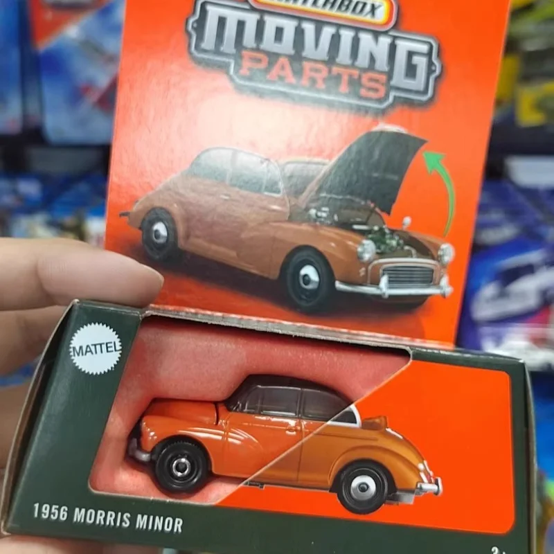 Match Box Moving Parts Series 1956 Morris Minor FWD28 Metal 1:64 Scale Diecast Mini Car Model Vehicle Collectible Toy Boys Gift