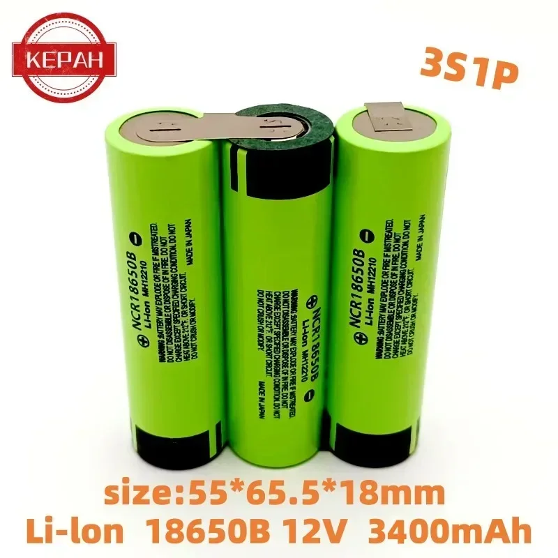 Destornillador eléctrico recargable con batería de li-lon, taladro eléctrico 2S2P, 3S1P3S2P, 4S1P, 5S1P, 5S2P, 3400mAh ~ 6800mAh, 18650, 7,4 V ~ 25,2 V