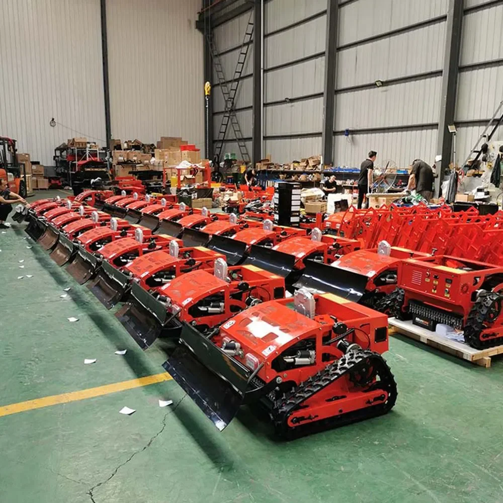 Multifunction Home Garden Smart Crawler Agricultural Auto Zero Turn Electric Remote Control Robot Electric Cordless Ride Sickle