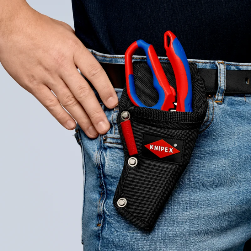 Imagem -05 - Bolsa de Cinto Multifuncional Knipex 00 19 75 le Forma Ideal para Tesouras Angulosas para Eletricista 95 05 20 sb