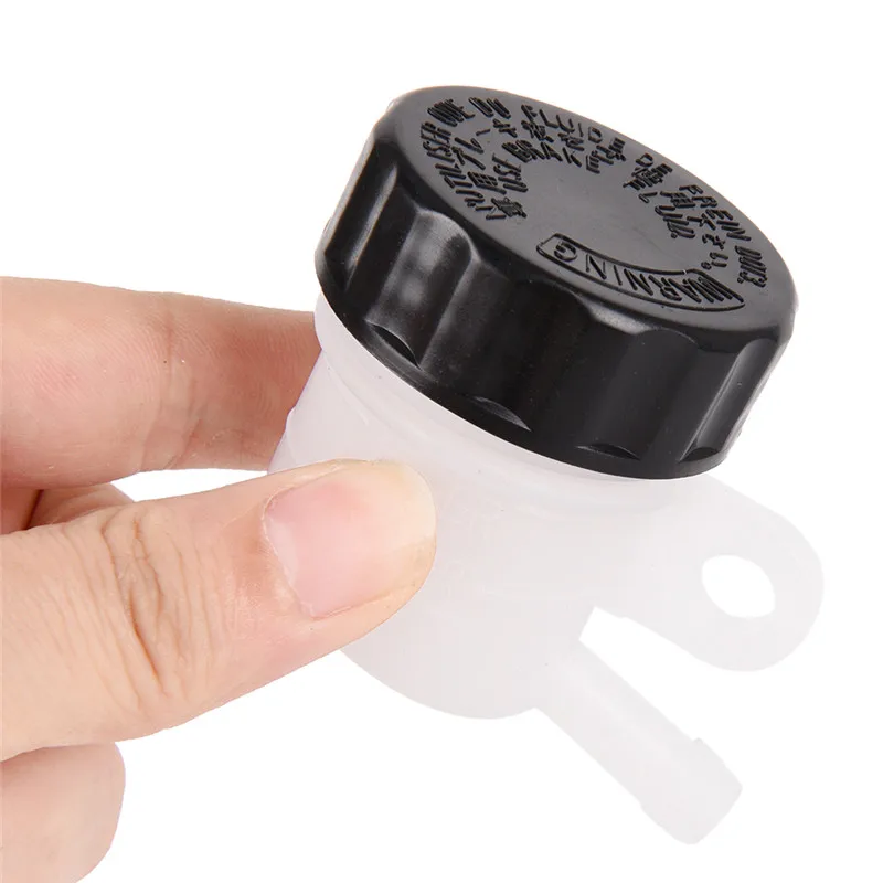 Motorcycle Foot Rear Brake Master Cylinder Tank Oil Cup Fluid Bottle Reservoir