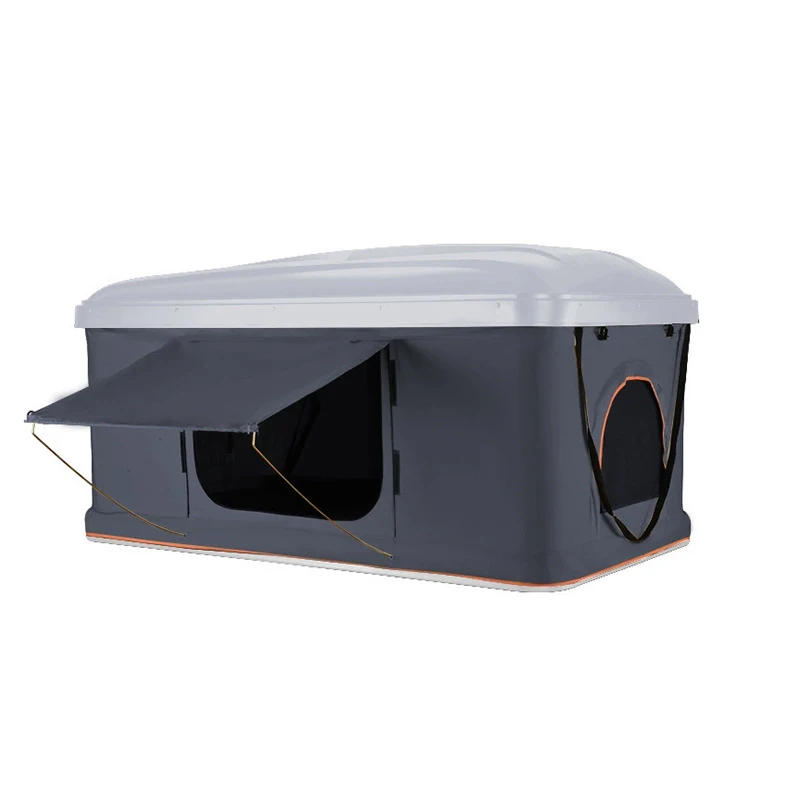 Car roof tent fully automatic outdoor camping self-driving car anti-mosquito and rain-proof ABS hard-top tent