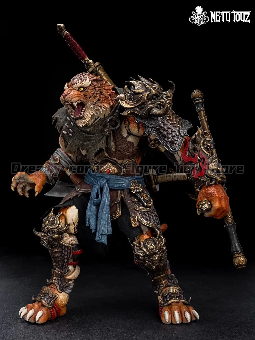 Em Estoque】Mety Toyz Série Adventurer Tiger Vanguard Jinshan