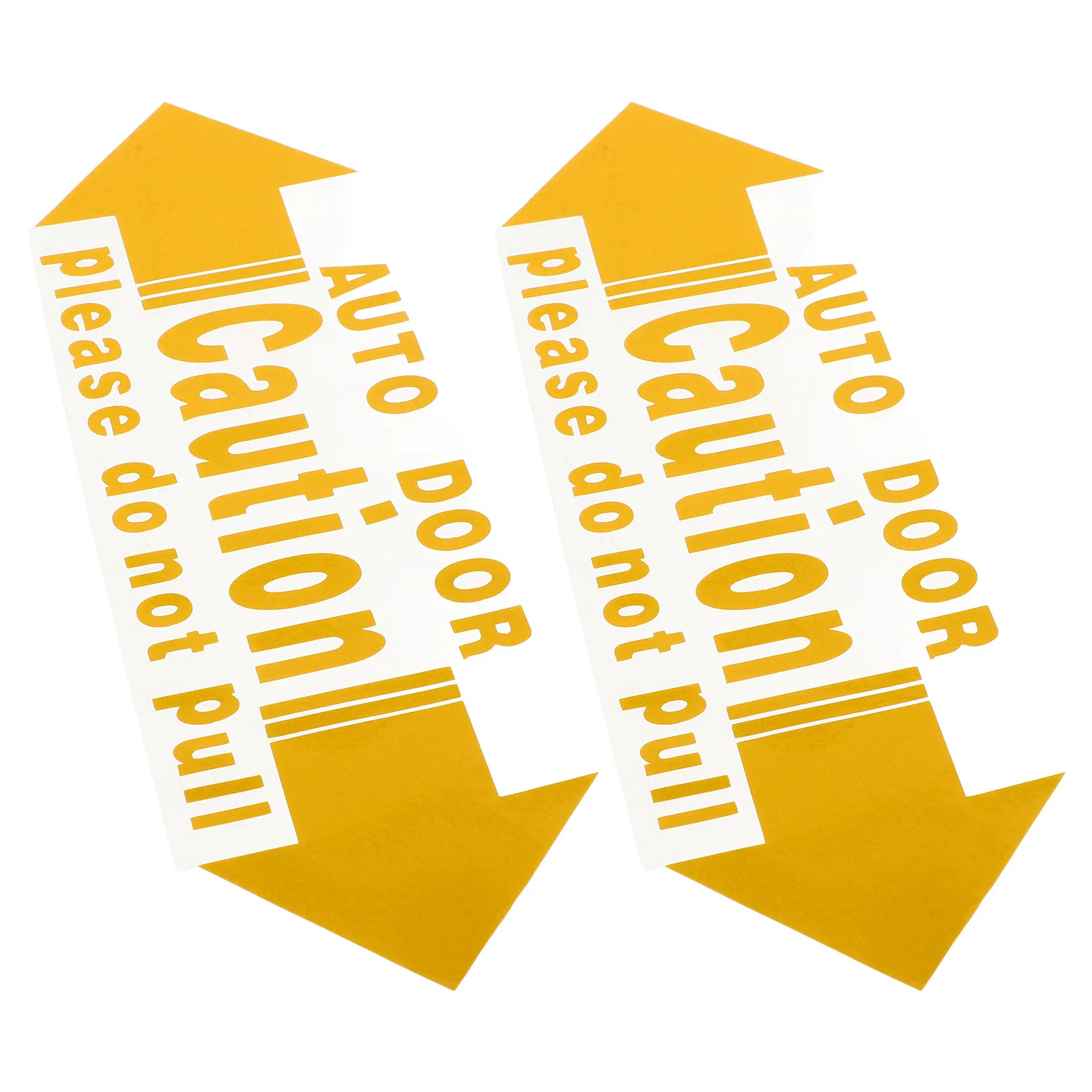 

2pcs Car Open Warning Sticker Vehicle Door Safety Decal Automatic Door Caution Sticker For Cars Trucks Trailers