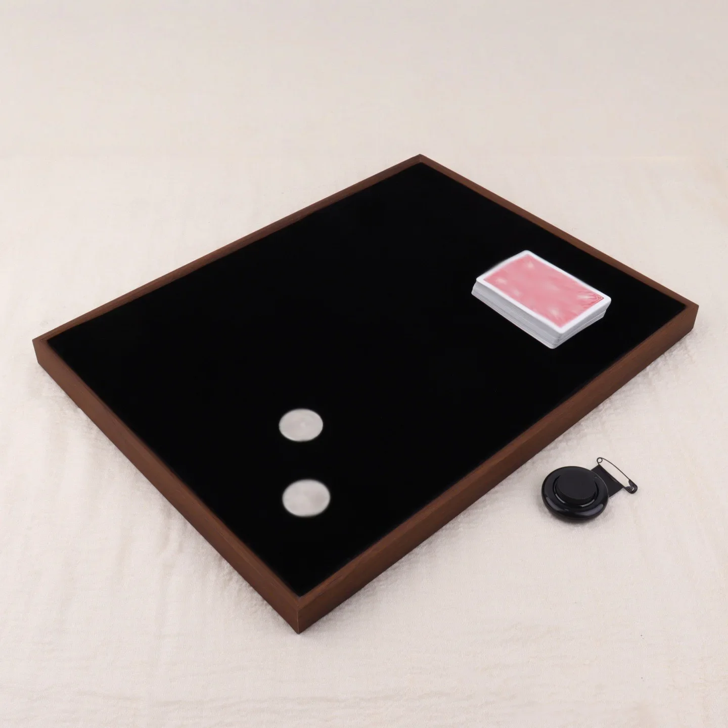 Wireless Smoke Mat 42x32cm – Remote Control Fog Pad for Magic Tricks, Stage Illusions, Card Tricks Professional Magician Props