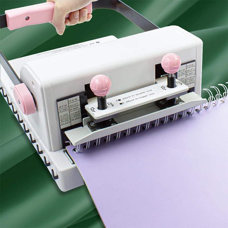 Ring Binder Punch 2:1 Hole Punch Machine Manual Ring Binder Punching Machine Ring Binder YO Ring Punching Machine Round Hole Dou